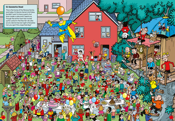 Паперова книга «BEANO Where's Gnasher? A Barking Mad Search and Find Book» - фото №6 - мініатюра