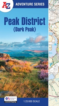 Бумажная книга «Peak District (Dark Peak): With Ordnance Survey Mapping», автор A-Z Maps - фото №1 - миниатюра