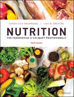 Бумажная книга «Nutrition for Foodservice and Culinary Professionals», авторов Карен Э. Драммонд, Лиза М. Брефер - фото №1 - миниатюра