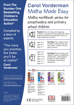 Бумажная книга «Maths Made Easy Ages 5-6 Key Stage 1 Beginner », автор Кэрол Вордерман - фото №2 - миниатюра