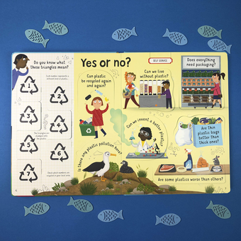 Паперова книга «Lift-the-Flap Questions and Answers About Plastic », автор Кеті Дейнс - фото №4 - мініатюра