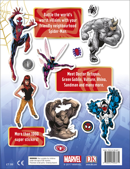 Бумажная книга «Marvel Spider-Man Ultimate Sticker Collection» - фото №2 - миниатюра