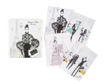 Бумажная книга «Chic: A Fashion Odyssey - Megan Hess Boxed Notecard Set», автор Меган Хесс - фото №4 - миниатюра