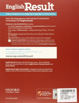 Паперова книга «English Result Upper-Intermediate: Workbook with Answer Booklet and MultiROM Pack », автор Джо МакКенна - фото №2 - мініатюра