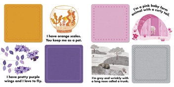 Бумажная книга «Animal Colours. Lift-the-flap Learning Fun!» - фото №4 - миниатюра