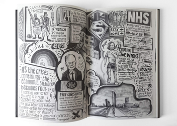 Бумажная книга «Vic Lee's Corona Diary. A personal illustrated journal of the COVID-19 pandemic of 2020», автор Вик Ли - фото №6 - миниатюра