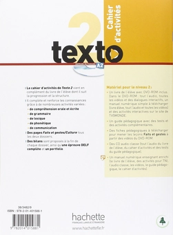 Паперова книга «Texto: Niveau 2: Cahier d'activites (+ CD audio)», авторів Corina Brillant, Sophie Erlich, Marine Antier, Marie-José Lopes - фото №2 - мініатюра
