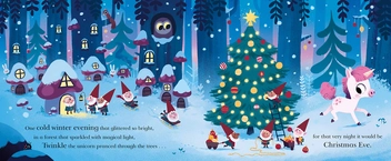 Бумажная книга «Ten Minutes to Bed. Little Unicorn's Christmas», автор Рианнон Филдинг - фото №4 - миниатюра