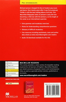 Паперова книга «Michael Jackson: The King of Pop: Pre-intermediate Level (+ CD-ROM)», автор Carl W. Hart - фото №3 - мініатюра