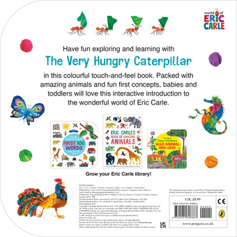 Бумажная книга «The Very Hungry Caterpillar’s Touch and Feel Animals», автор Эрик Карл - фото №2 - миниатюра