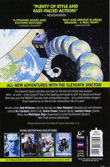 Бумажная книга «Doctor Who. The Eleventh Doctor. The Sapling. Volume 1. Growth», авторов Роб Уильямс, Алекс Пакнадель, Саймон Спарриер - фото №2 - миниатюра