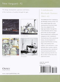 Паперова книга «Confederate Blockade Runner 1861–65», автор Ангус Констам - фото №2 - мініатюра