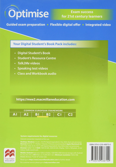 Бумажная книга «Optimise B1+ Digital Student's Book Pack», авторов Стив Тейлор-Ноулз, Малкольм Манн - фото №2 - миниатюра