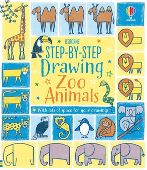Бумажная книга «Step-by-step Drawing Zoo Animals», автор Фиона Уотт - фото №1 - миниатюра