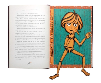 Паперова книга «The Adventures of Pinocchio (MinaLima Edition)», автор Карло Коллоді - фото №6 - мініатюра