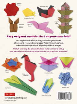 Паперова книга «Easy Origami For Beginners», автор Майкл Г. Лафосс - фото №2 - мініатюра