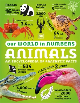 Паперова книга «Our World in Numbers Animals. An Encyclopedia of Fantastic Facts» - фото №1 - мініатюра