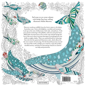 Бумажная книга «Millie Marotta's Secrets of the Sea», автор Милли Маротта - фото №2 - миниатюра