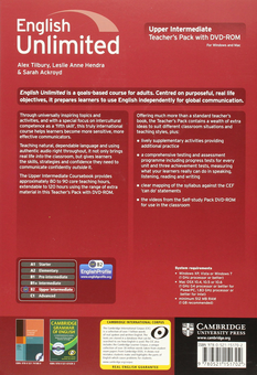 Бумажная книга «English Unlimited Upper Intermediate Teacher's Pack (+DVD)», автор Алекс Тилбери - фото №2 - миниатюра