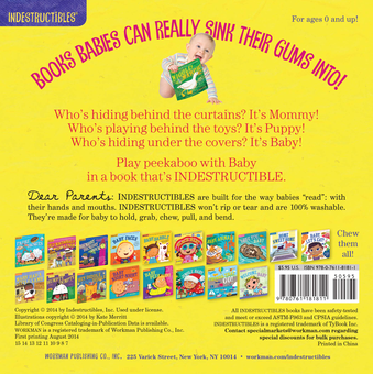 Паперова книга «Indestructibles. Baby Peekaboo» - фото №2 - мініатюра