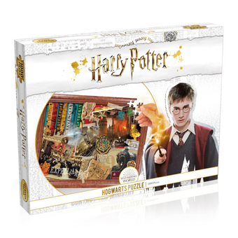  «Пазл Harry Potter Hogwarts 1000 елементів», бренда Winning Moves - фото №2 - миниатюра