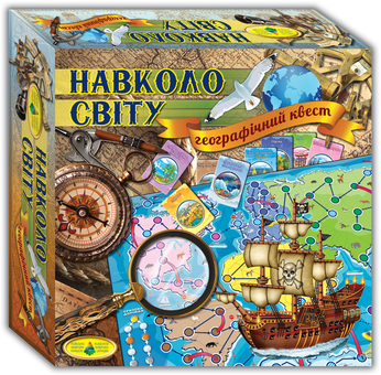  «Настольная игра Energy Plus Вокруг света (4820121182258)», бренда Energy plus - фото №1 - миниатюра