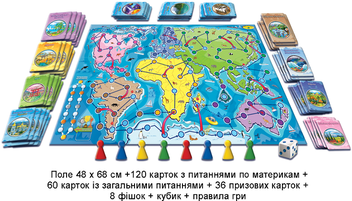  «Настольная игра Energy Plus Вокруг света (4820121182258)», бренда Energy plus - фото №2 - миниатюра
