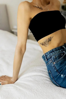 «Тимчасове тату Tattooshka Дика троянда з гілочками (TH-388)», бренда Tattooshka - фото №8 - миниатюра
