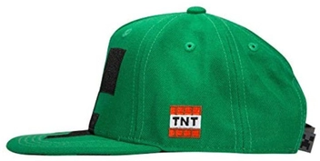  «Бейсболка JINX Minecraft Creeper Mob Hat Applique (JINX-7613)», бренда JINX - фото №2 - миниатюра