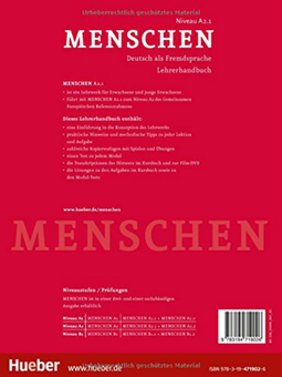 Паперова книга «Menschen A2 Paket Lehrerhandbuch A2/1 und A2/2», авторів Сюзанна Календер, Анжела Пуда - фото №2 - мініатюра