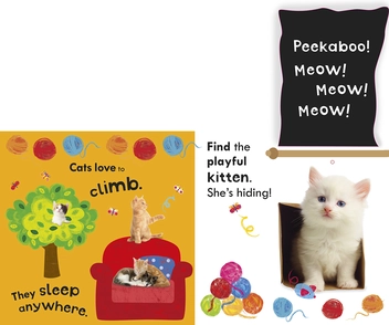 Бумажная книга «Noisy Pets Peekaboo!» - фото №4 - миниатюра