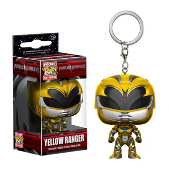 «Брелок Funko POP! Power Rangers Желтый Рейнджер (FK12350)», бренда Funko Pop - фото №2 - миниатюра
