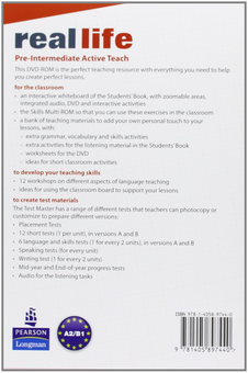 Бумажная книга «Real Life Pre-Intermediate ActiveTeach (Interactive Whiteboard Software)» - фото №2 - миниатюра