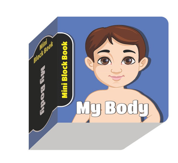 Бумажная книга «Mini Block Book. My Body. Revised» - фото №2 - миниатюра