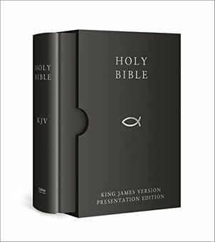 Бумажная «HOLY BIBL: King James Version (KJV) Black Presentation Edition», автора Без автора– фото №1
