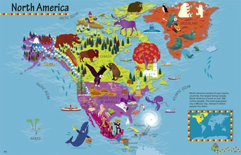 Бумажная книга «Collins Children’s Picture Atlas» - фото №5 - миниатюра