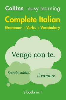 Бумажная книга «Collins Easy Learning. Complete Italian Grammar Verbs Vocabulary. 3 Books in 1» - фото №1 - миниатюра