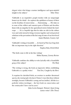 Бумажная книга «In Search of One Last Song. Britain’s Disappearing Birds and the People Trying to Save Them», автор Патрик Гелбрейт - фото №3 - миниатюра