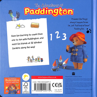 Бумажная книга «The Adventures of Paddington. My First Numbers» - фото №2 - миниатюра