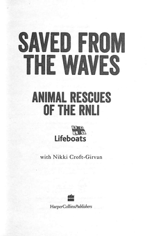 Паперова книга «Saved from the Waves: Animal Rescues of the RNLI» - фото №3 - мініатюра