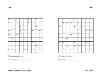 Паперова книга «The Times Big Book of Ultimate Killer Su Doku book 3. 360 of the Deadliest Su Doku Puzzles» - фото №2 - мініатюра