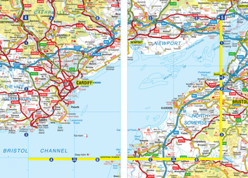 Бумажная книга «Southern England A-Z Road Atlas» - фото №3 - миниатюра