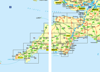 Бумажная книга «South West England A-Z Road Atlas» - фото №2 - миниатюра