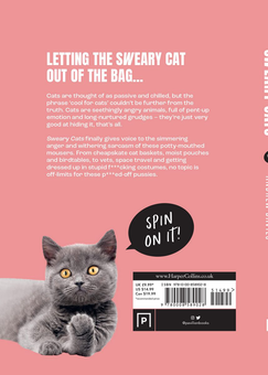 Паперова книга «Sweary Cats», автор Ендрю Девіс - фото №2 - мініатюра