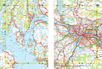 Бумажная книга «Great Britain A-Z Handy Road Atlas 2024» - фото №3 - миниатюра
