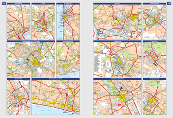 Бумажная книга «Great Britain A-Z Super Scale Road Atlas 2024» - фото №4 - миниатюра