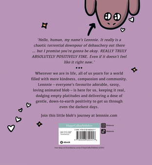 Бумажная книга «Advice from a Blob. How to Find Peace in This Messy Beautiful Chaotic Existence», автор Леннни - фото №2 - миниатюра