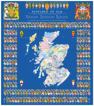 Бумажная книга «Collins Scotland Clans and Tartans Map: Over 170 Arms, Official Insignia, Crests and Tartans of Scottish Clans» - фото №2 - миниатюра
