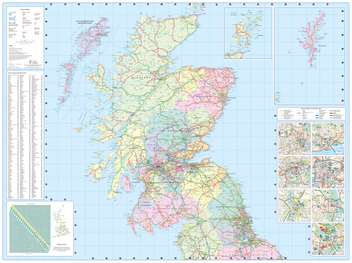 Бумажная книга «2024 Collins Road Map of Scotland. Folded Road Map» - фото №2 - миниатюра