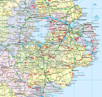 Бумажная книга «2024 Collins Road Map of Ireland. Folded Road Map» - фото №3 - миниатюра